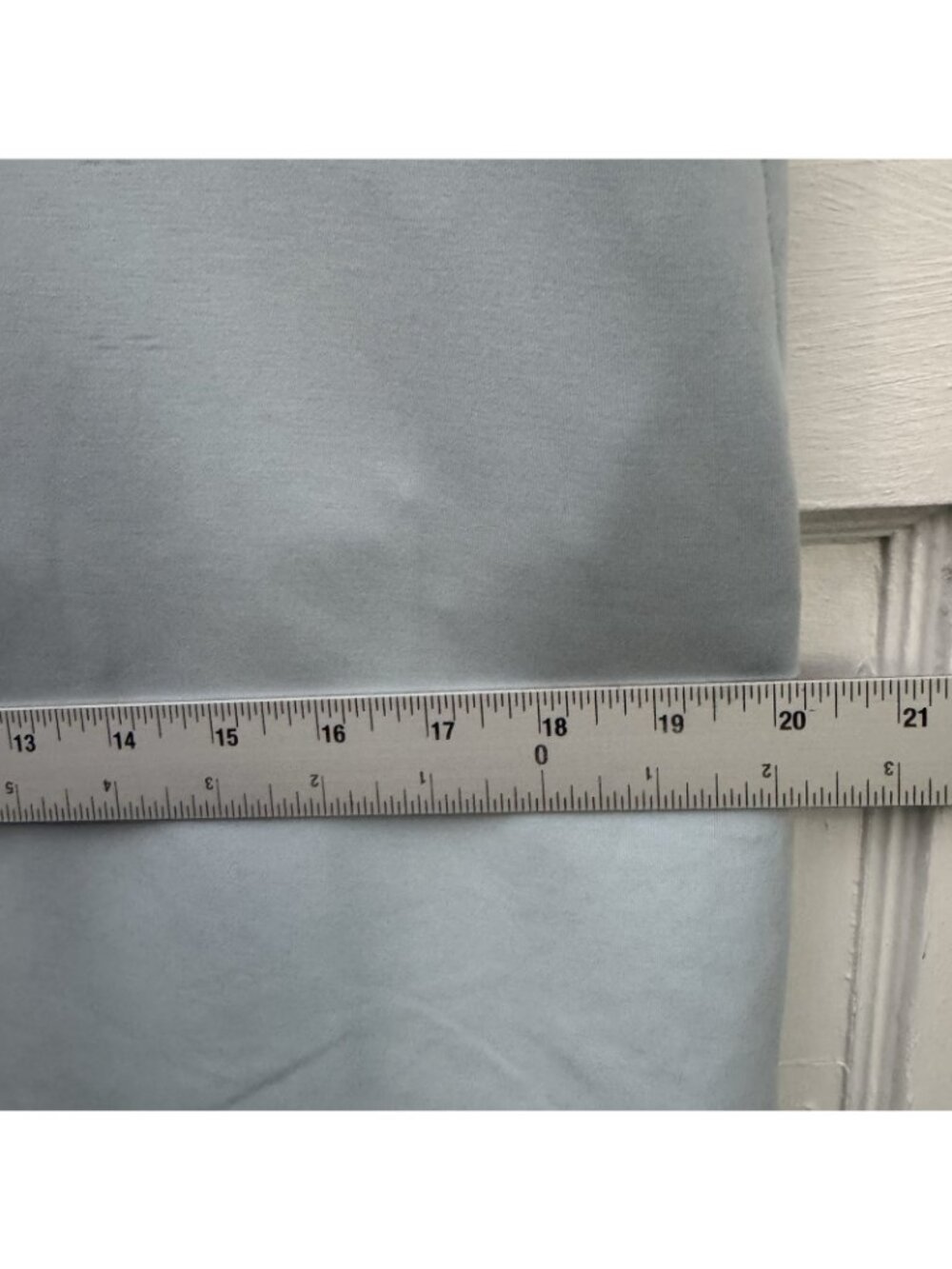 NWT Member’s Mark Sandwash T-Shirt Dress M Light Blue Short Sleeve Pockets - Picture 10 of 12